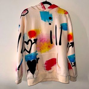 Abstract Pullover Hoodie